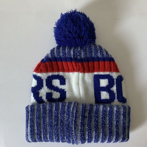 New York Rockland Boulders Knitted Winter Hat With Blue Pom Pom Frontier League - Picture 12 of 12